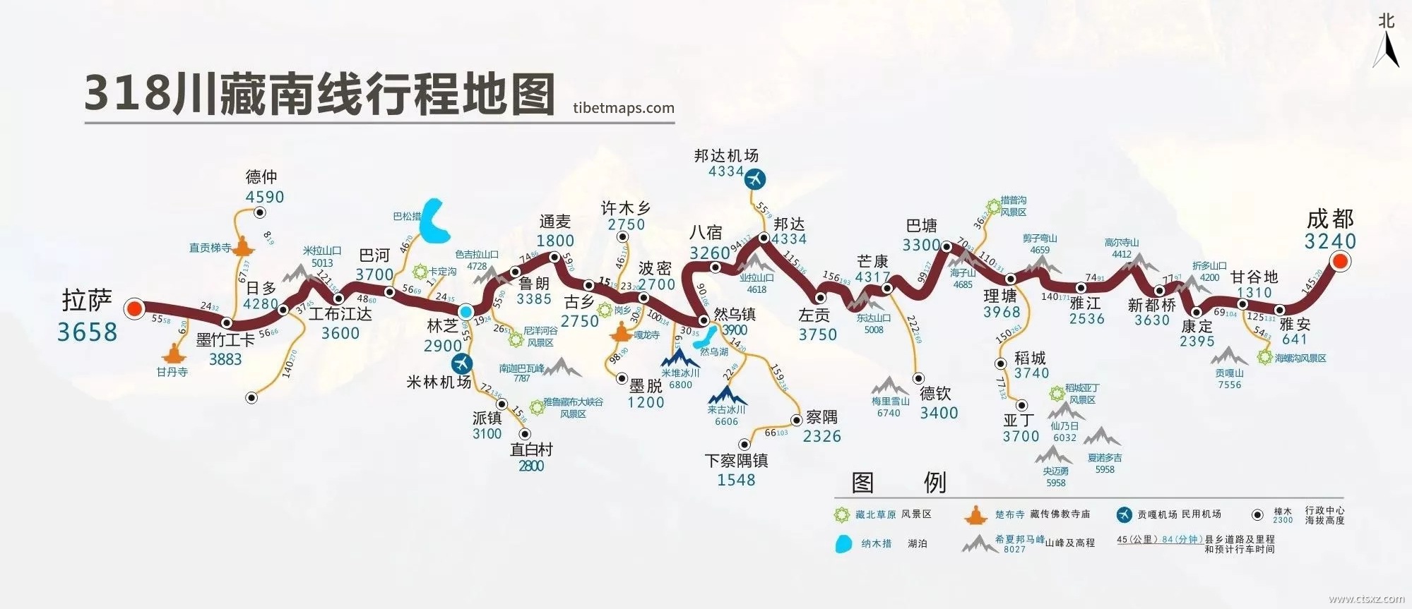 康定去拉薩